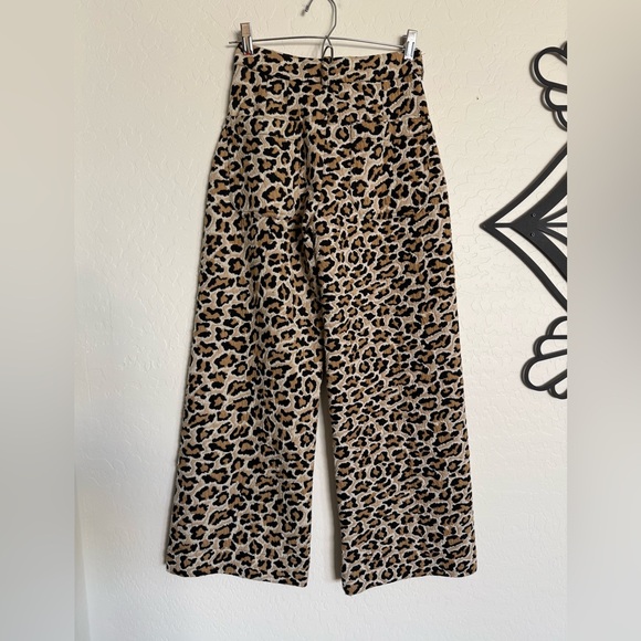 MAEVE Anthropologie Ettie Leopard Print Pants - NEW w/ Tags - Size 25 - Picture 6 of 11